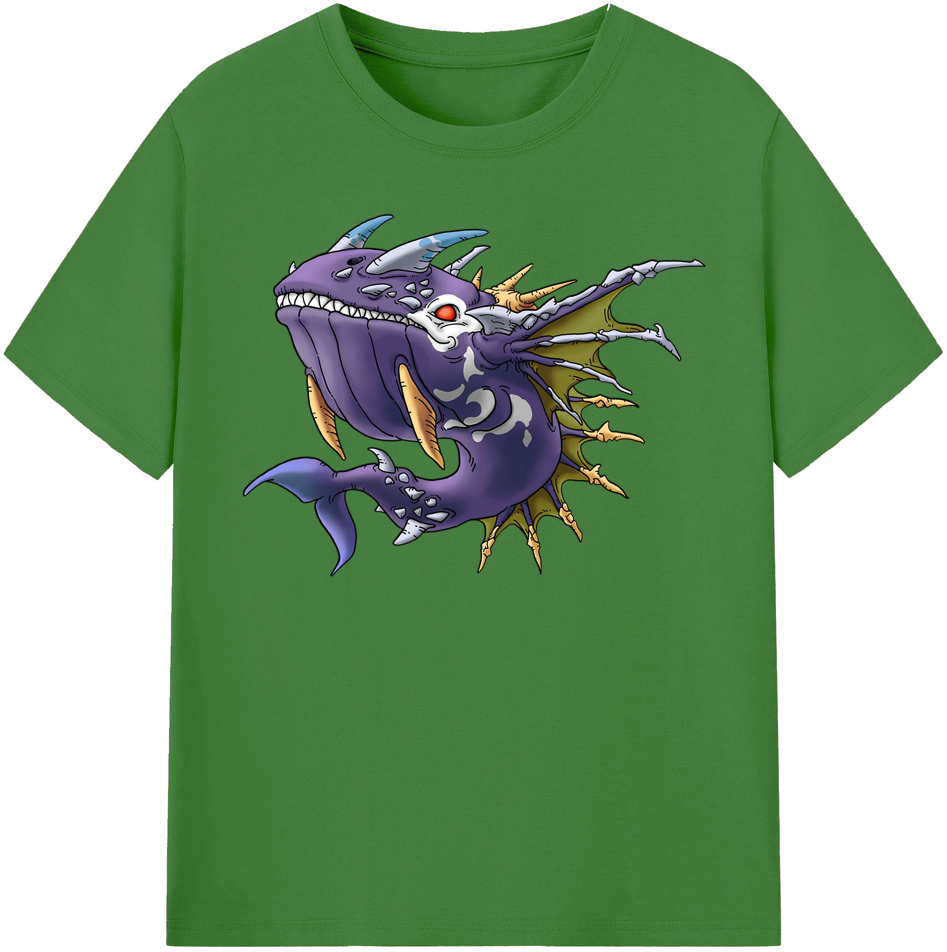 （画像用） ドラゴンクエスト Doragon Kuesuto Dragon Quest レディースカジュアルプリントTシャツ（綿100％）